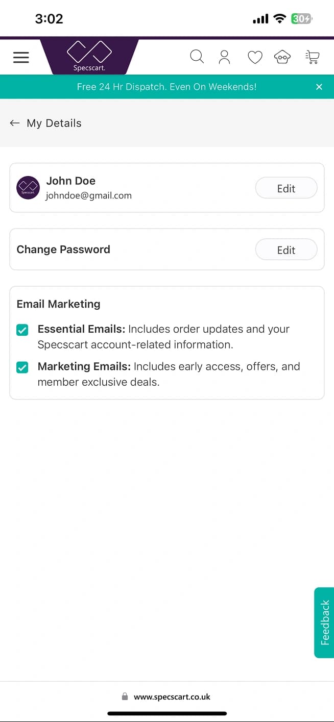 How do I update my account information?